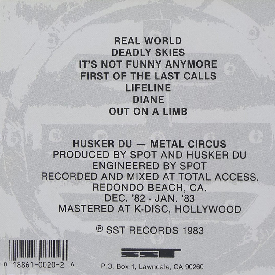 Back Cover - Metal Circus (1983)