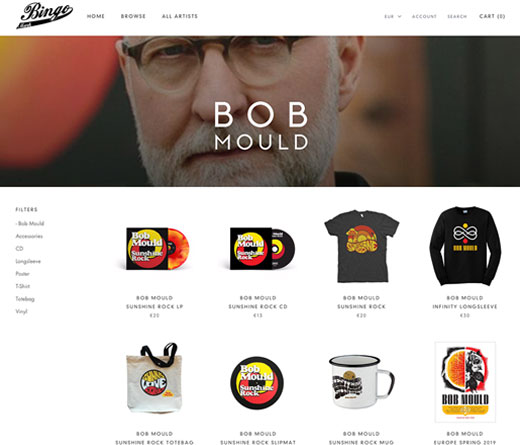 Bob Mould Merchandise EU Store
