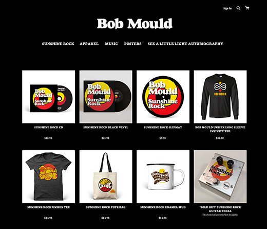 Bob Mould Merchandise US Store